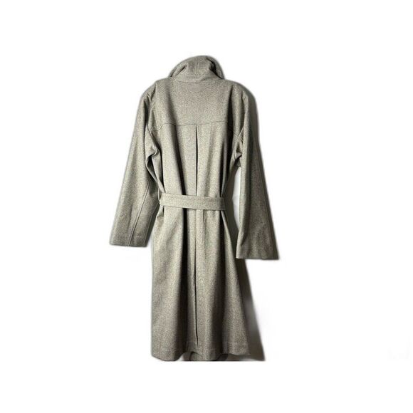 Elizabeth & James Women Belted Pea Coat XL  Brown Corpcore Formal Professional - Picture 2 of 15